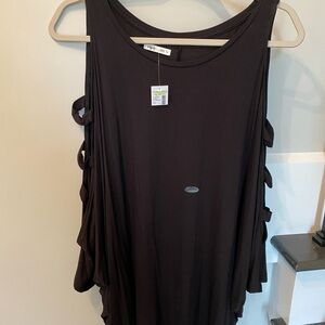 Maurices Black Sleeveless Tank Top